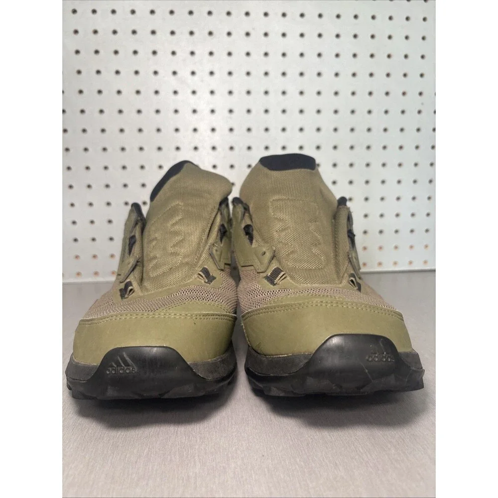 Adidas Terrex AX4 Hiking Shoes Mens Sz 13 Green Black Olive Continental NO LACES